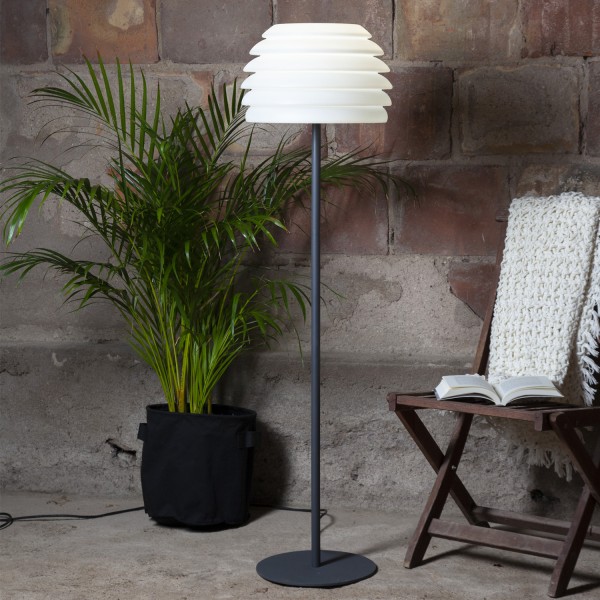 Stehlampe - Gartenlampe - E27 Sockel - H: 150cm D: 37cm - max 40W - für Innen/Außen
