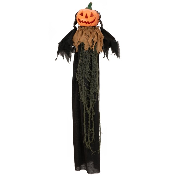 Halloween Figur Kürbiskopf, animiert 115cm